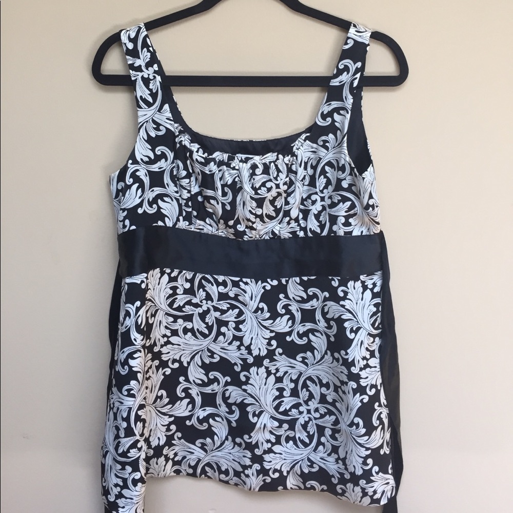 Empire waist 100% silk top